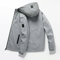 thumbnail image 3 of kamemir Light Jacket Men Mens Lightweight Jacket Casual Bomber Jacket Varsity Coat(Grey,XL), 3 of 3