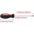thumbnail image 3 of HUGFEGWE 2mm x 100mm Ball Head Precision Screwdriver Hex Design Wrench Hand Tool 2Pcs CJB91-22945, 3 of 7