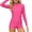D-297 Hot Pink, variant on Pink Children Boy Girl Sleeve Flower Swimwear 2PC Sets for Child Track Gym Surfing Diving Beach Matching Modest Holiday Hawaiian Triangle Two Piece Swimwear 2PC Sets 9 Years