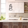 thumbnail image 4 of Café Taza Pared Pegatinas Autoadhesivo Artificial Calcomanía para Dormitorio Salón Habitación Dormitorio TV Pared Calcomanías Hogar Decoración, 4 of 7