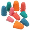 thumbnail image 2 of KAKOWELY Embouts de Doigts en Caoutchouc 15 Pcs Protège-Doigts en Caoutchouc Manchons de Doigt pour Jeu Comptage d'Argent Écriture Tri Colle Chaude Protecteurs de Doigts Réutilisables Couvre-Embouts de Doigt, 2 of 4