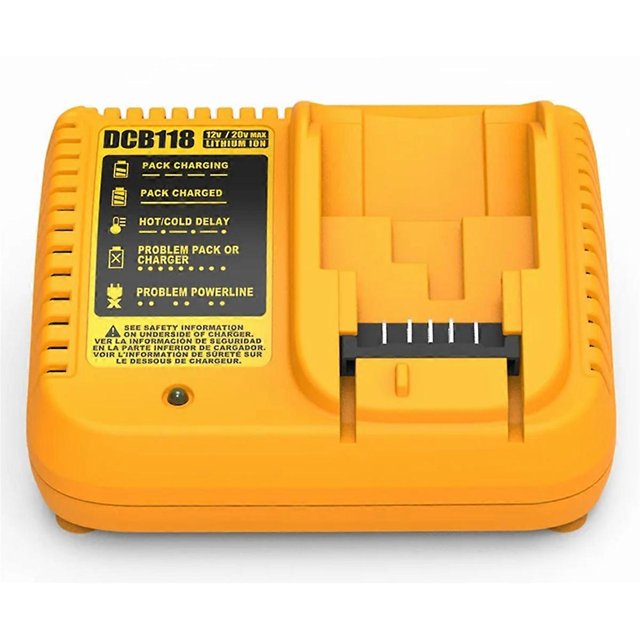 DCB118 DCB112 Lithium Battery Charger for 10.8V 12V 14.4V 18V 20V DCB206 DCB120