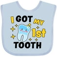 thumbnail image 3 of Inktastic I Got My 1st Tooth with Cute Tooth Baby Boys or Girls Baby Bib, 3 of 4