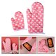 thumbnail image 3 of unbranded 2Ud Guantes Para Hornear Rosa Con Protección Contra Altas Temperaturas Y Material De, 3 of 8