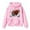 Pink, variant on Toddler Kids Football Hoodie Retro Player Print Sweatshirt for Boys and Girls Soft Comfortable Pullover for Sports Fans and Daily Wear