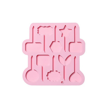 

Kitchen Gadgets 10 Kinds Of Pattern Cake Decoration Card Insert Mould Self Made Chocolate Candy Insert Silica Gel Mould For Birthday Kitchen Organization and Storage
