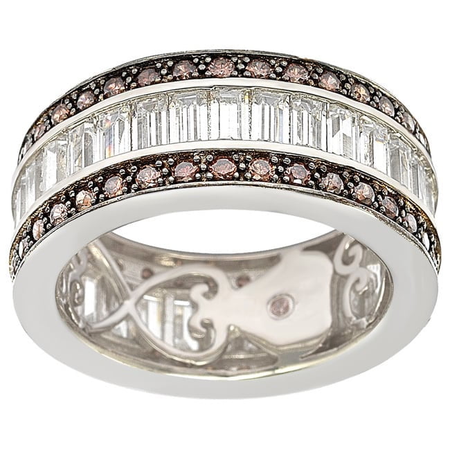 Princess Kylie 925 Sterling Silver Wavy Pattern Style Ring