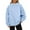 Sky Blue #049, variant on Mohiass Mock Neck Sweatshirt for Women Casual Comfort Oversized Sweatshirt Comfy Long Sleeve Sweat Shirts Cute Plain Pullover Beige M