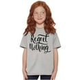 thumbnail image 3 of Regret Nothing Inspiring YOLO Motivate Girls Kids T Shirt Tees Teen Brisco Brands S, 3 of 5
