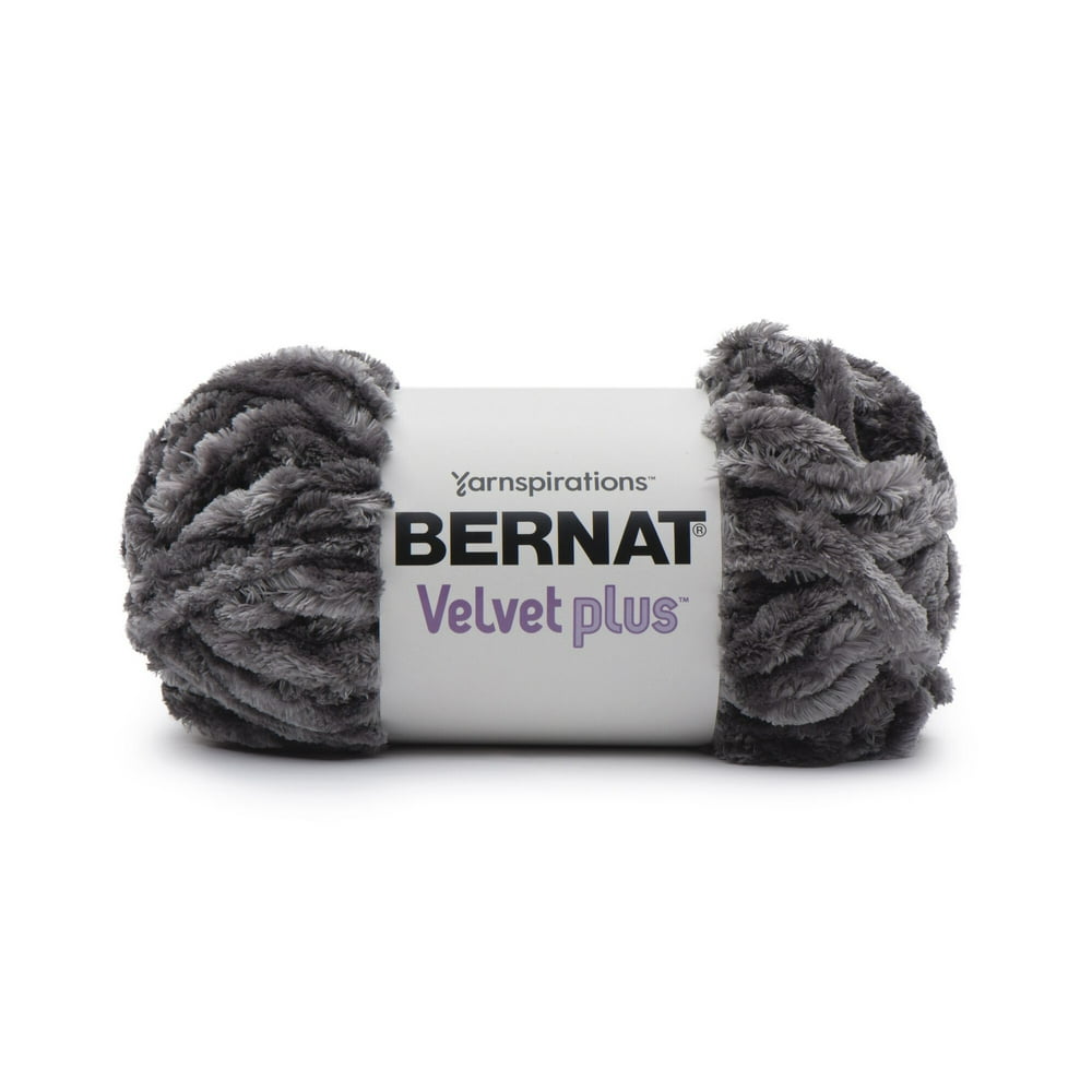 Bernat Velvet Plus Yarn, (300g/10.5oz), Vapor Gray