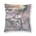 thumbnail image 3 of Funda de cojín con piedras preciosas de ágata musgosa, funda de almohada cuadrada de 45 x 45 cm con motivos geométricos de mármol y gemas decorativas para el hogar, 3 of 5