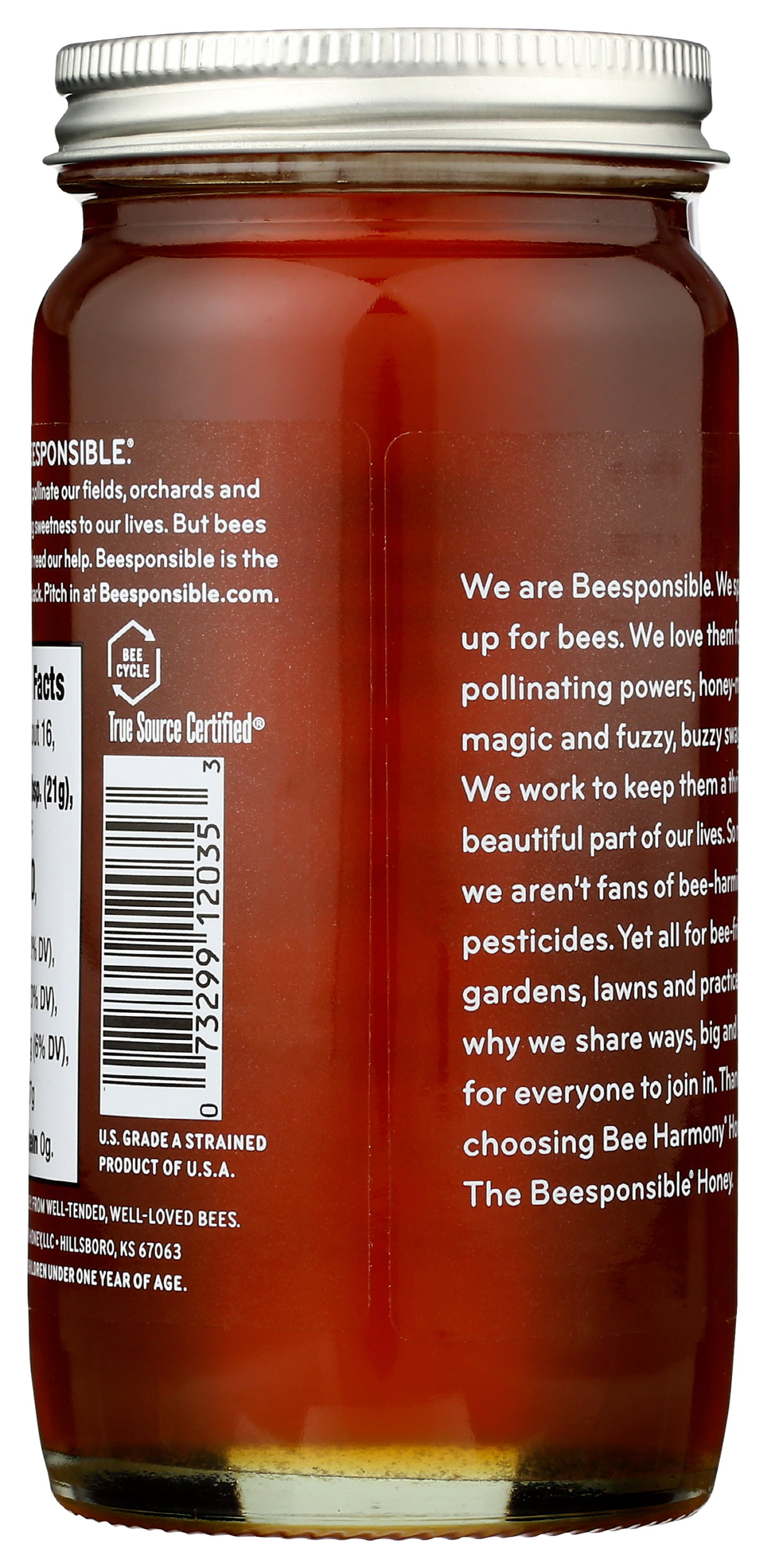BEE HARMONY HONEY REGIONAL MIDWEST (PACK of 6)