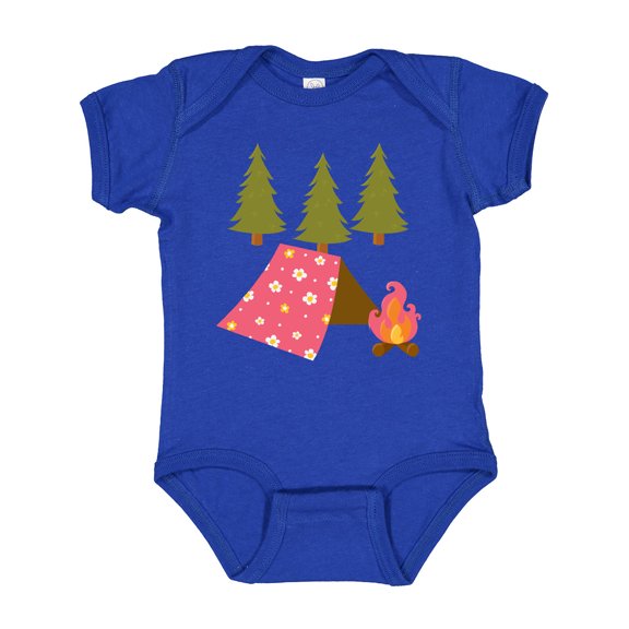Inktastic Summer Camp Girls Camping Girls Baby Bodysuit
