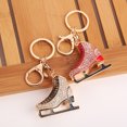 thumbnail image 1 of Visland Creative Ice Skating Shoes Keychain Women Backpack Rhinestone Ornament Key Ring, 1 of 4