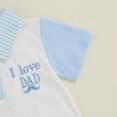 thumbnail image 6 of Fesfesfes Toddler Girls' Mother's Day Outfit Contrast Collar Short Sleeve Top and Elastic Waist Shorts,Cute 2Pcs Matching Sets for Summer,Casual Play Clothing(White#2,6 Months), 6 of 9