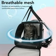 thumbnail image 3 of Large Capacity Portable Pet Carrier Backpack Breathable Mesh Cat Carrier Easy to Clean Dog Carrier Outdoors, 3 of 7