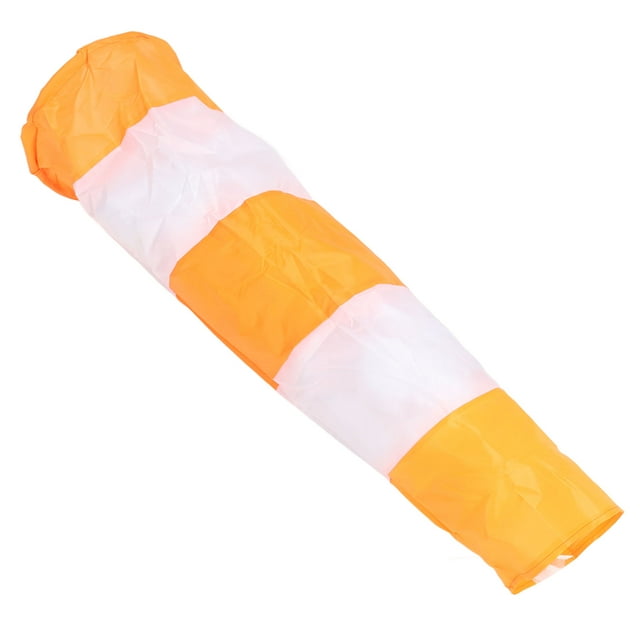 Sac à Chaussettes de Mesure de Direction du Vent Orange 80cm Polyester Extérieur Aéroport