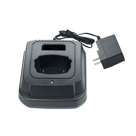 2 in 1 Charger Compatible for Motorola DTR550 DTR650 DTR620 DTR410 DTR510 DTR610 DTR2430 DTR2450 Two Way Radio, CNB53964 NNTN4655B NNTN6923A NNTN6922A Battery Charger