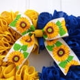 thumbnail image 3 of Bandera de Ucrania como inspiración para la decoración del porche de la casa Corona de girasoles de primavera, 3 of 8