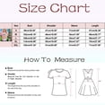 thumbnail image 2 of Ladies' Fashionable Back To School Printed Short Sleeve Round Neck T Shirt Womens Running Clothes Long Sleeve T Shirt Women Womens Tee Shirts Loose Fit Short Sleeved Shirts for Women Casual Pack of, 2 of 3
