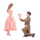 thumbnail image 5 of Figuras en Miniatura de Pareja para Propuesta de Matrimonio a Escala 1/64, Diorama de Boda, Decoración de Mesa de Arena, Minifiguras de Resina para Re, 5 of 9