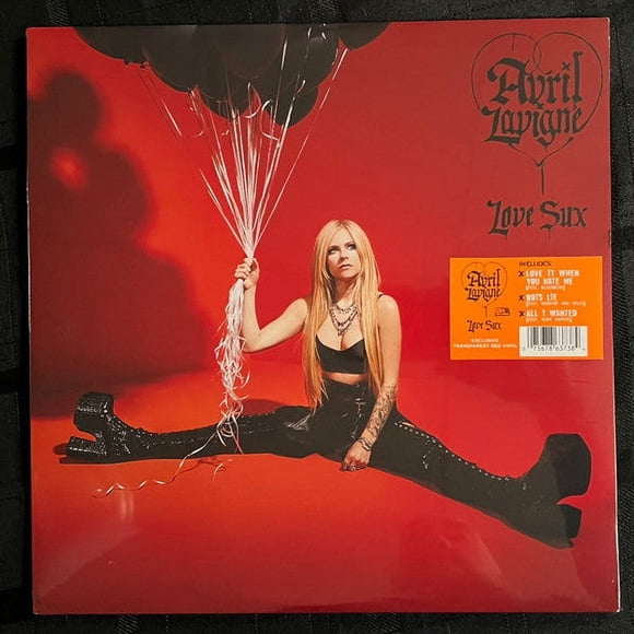 AVRIL LAVIGNE LOVE SUX (Vinyle Rouge TRANSPARENT Exclusif)