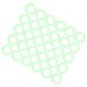 thumbnail image 2 of 100PCS Outdoor Tent Floor Nail Rings Fluorescence Silicone Ground Stake Night Vision Ring, 2 of 4