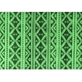 thumbnail image 1 of Ahgly Company Indoor Rectangle Oriental Emerald Green Modern Area Rugs, 8' x 12', 1 of 4