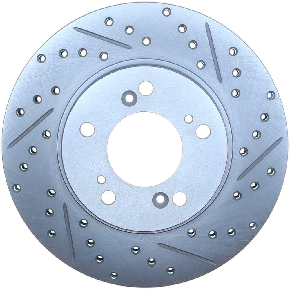 Centric C-Tek Standard Sport Drilled & Slotted Brake Rotor Fits select: 1997-2001 HONDA CR-V, 1997-2001 HONDA PRELUDE