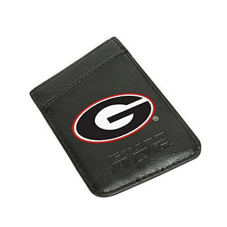 - Georgia Bulldogs Card Keeper Leather Phone Wallet with RFID Protection