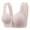Gray Bras for Women, variant on SMihono Fashion Daisy Bras for Older Women,2025 Front Close Button Cotton Bras Breathable Full Support Wide Back No Underwire Bra Beige 36