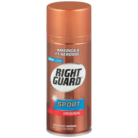 (2 pack) Right Guard Sport Deodorant Aerosol Spray, Original, 8.5