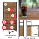 thumbnail image 3 of Escritorio Multiusos FRATELLO MUEBLES con Rack Retractil y Estantes Color Nogal, 3 of 8
