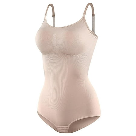 

Bodysuit for Women | Breathable Tummy Control Shapewear with Hooks Bottom | Seamless Sculpting Thong Body Shaper for Women
