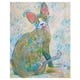 thumbnail image 1 of Cuadros Decorativos - Gato con flores Jr  Canvas, 1 of 2