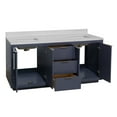 thumbnail image 4 of Stockholm 72" Bathroom Vanity with Marine Gray Cabinet and Engineered Marble Top, 4 of 8