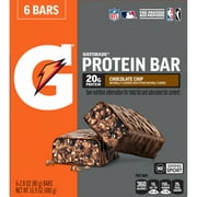 Gatorade Chocolate Chip Protein Bar, 2.8 oz, 6 Count