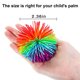 thumbnail image 2 of 10 Uds bolas fibrosas de silicona antiestrés que rebotan Fidgets alivio del estrés bola esponjosa sensorial para niños adultos, 2 of 5