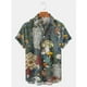 thumbnail image 2 of Camisa con estampado 3D de hongos para hombre, camisas hawaianas de verano, blusa informal de manga corta para vacaciones y playa, ropa para mujer, 2 of 5