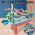thumbnail image 3 of Aodebiao Magnetic Fishing Toy Pool Set with Music Interactive Game Fun Competition Parent- Playtime ABS Plastic Toddler Learning Activity Gift, 3 of 3