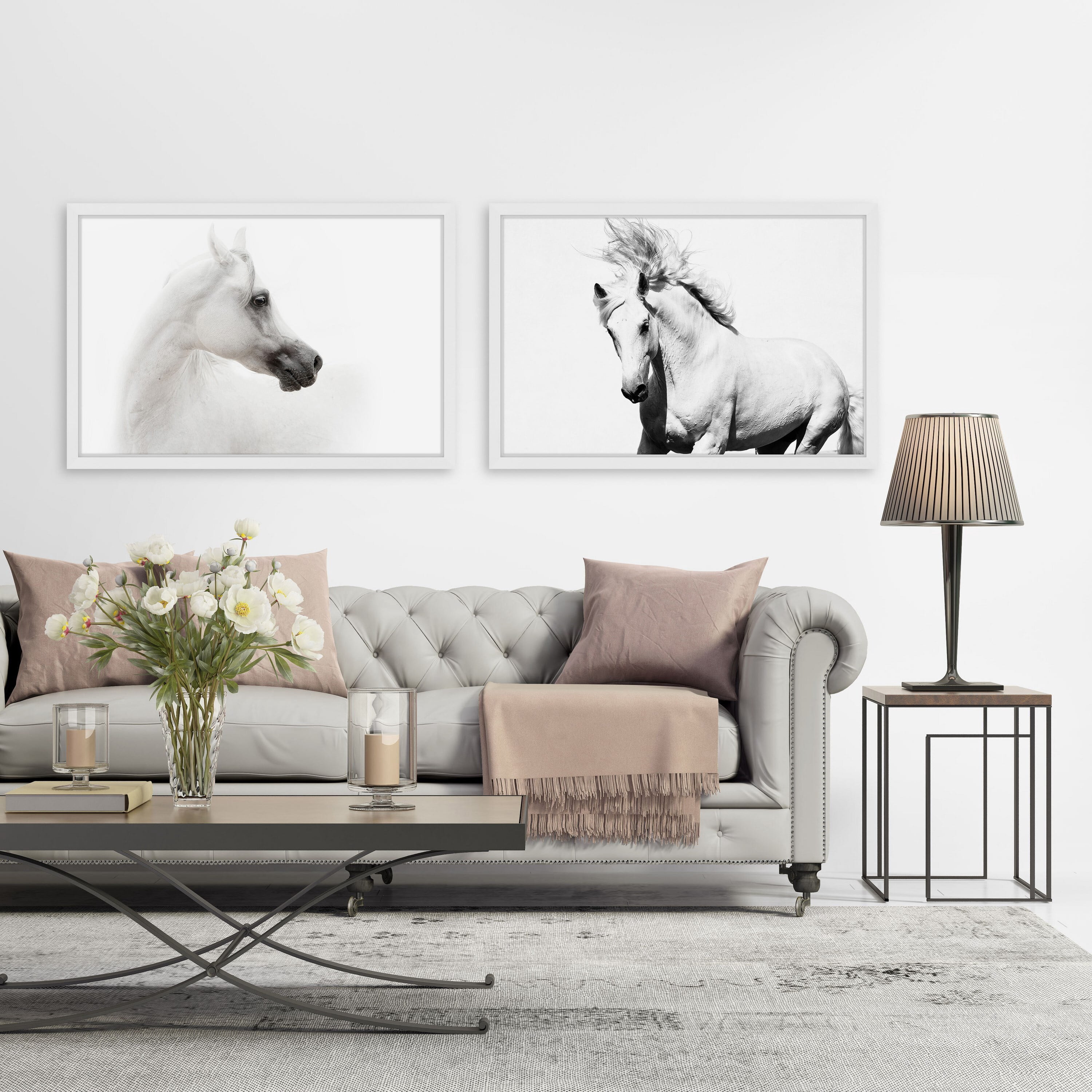 White Beauties Diptych