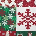 thumbnail image 2 of 18" x 18" Simply Daisy Quilted Christmas Polyester Accent Pillow, Haute Red Qty 1, 2 of 3