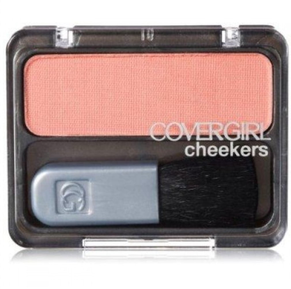 CoverGirl Cheekers Blush, Pretty Peach [150], 0.12 oz (Pack of 4)