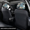 thumbnail image 4 of Uemuo Butterflys Printed 2 PCS Car All-Inclusive Headrest Cover, Headrest Protector, Soft Elastic Breathable Seat Headrest Anti-Dirty Cover Headrest Cover Protector, 4 of 6