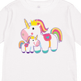 thumbnail image 4 of Inktastic Unicorn Lover Mom Daughter Grandma Grandchild Girls Long Sleeve Toddler T-Shirt, 4 of 5