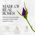 thumbnail image 4 of GLAMOUR BOUTIQUE 7-Piece Forever Flowers Heart Shape Box - Preserved Roses, Immortal Roses That Last A Year - Eternal Rose Preserved Flowers for Delivery Prime Mothers Day & Valentines Day - Purple, 4 of 9