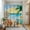 Color 4, variant on Mystical Enchanted Forest Sunlight Path Shower Curtain Deep Green Jungle Trees Nature Scenery Waterproof Bath Curtain