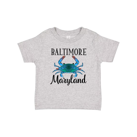 Inktastic Baltimore Maryland Vacation Blue Crab Boys or Girls Baby T-Shirt