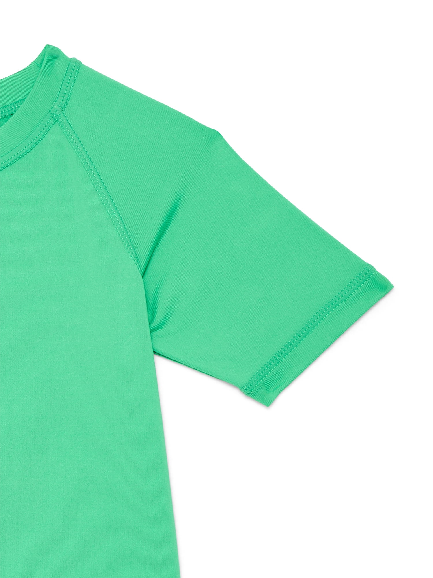 Wonder Nation Baby and Toddler Boy Short- Sleeve Rash Guard, Sizes 12M-5T