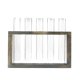 thumbnail image 1 of Terrario Innovador Transparente Con Soporte De Madera, Jarrón De Flores, Tubo De Vidrio De Mesa Para Dormitorio, Sala De Estar, Restaurante, Jardín Eigraketly HA026914-02, 1 of 6